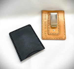 Slim Fit Money Clip, Black or Natural