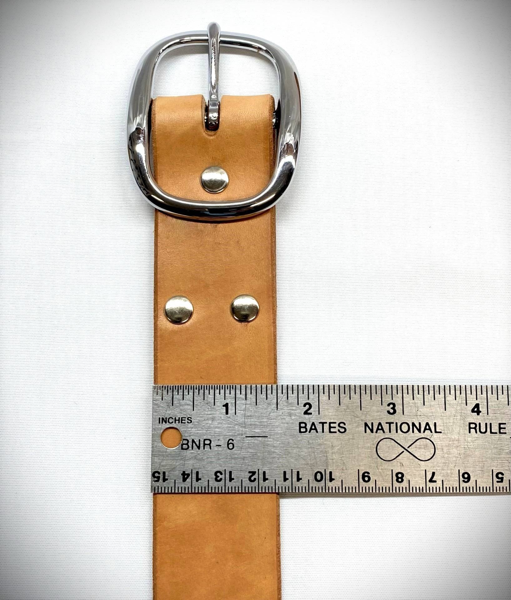 Leather Belt, tooled center