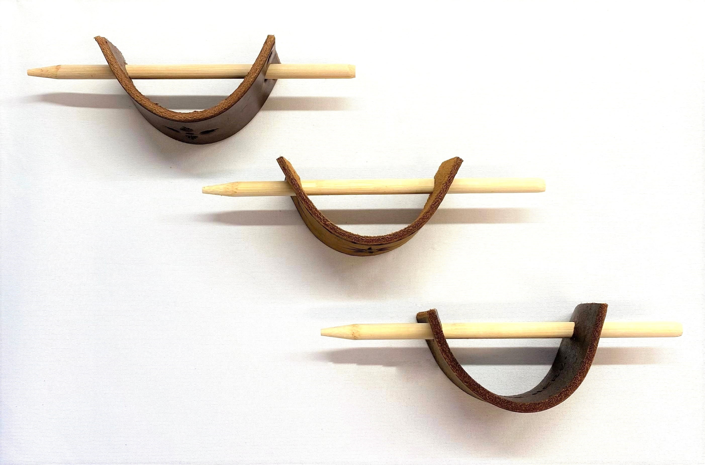 Leather Hair Sticks