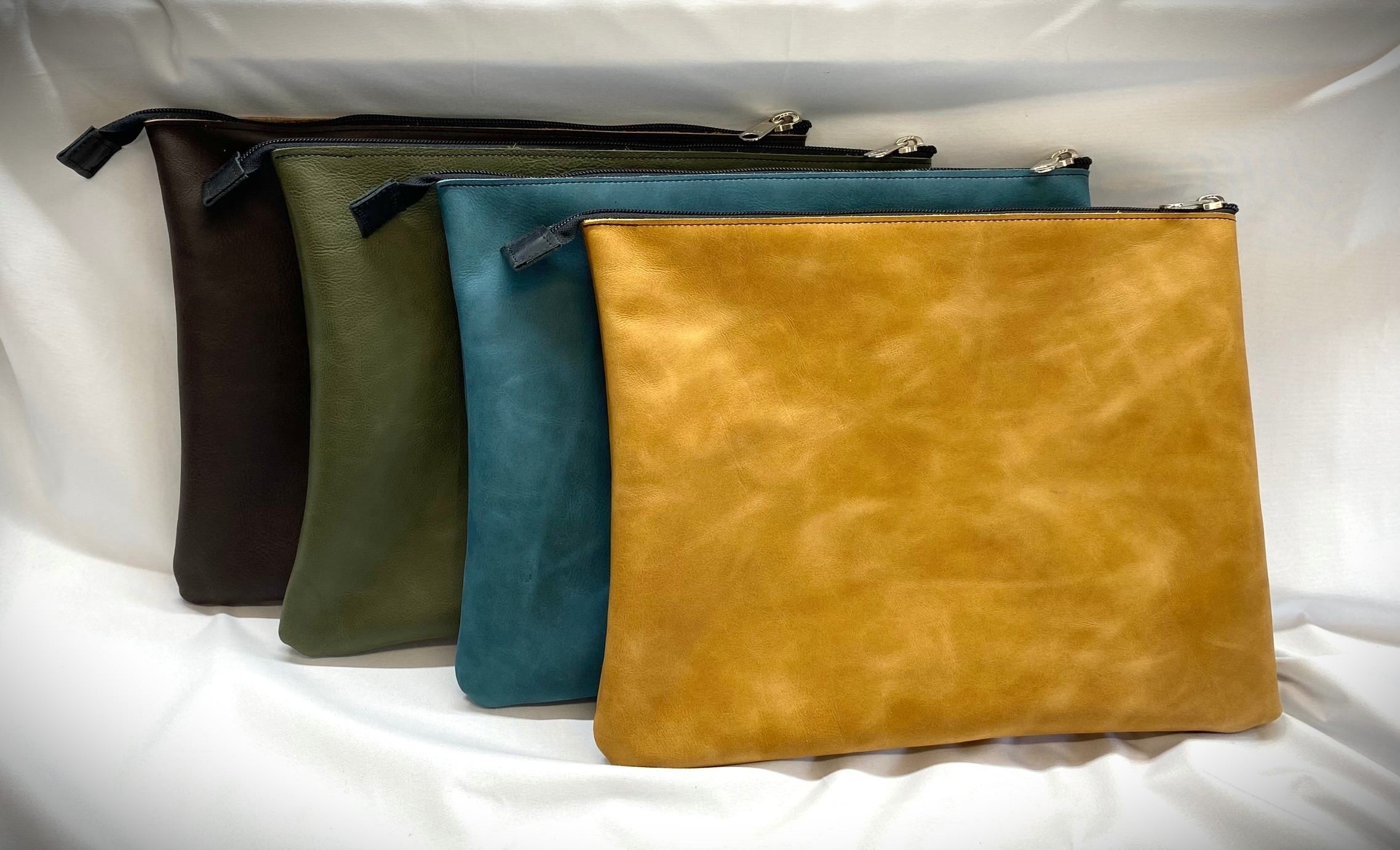 Large Zippered Clutch w/Wristlet Option