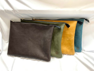 Large Zippered Clutch w/Wristlet Option