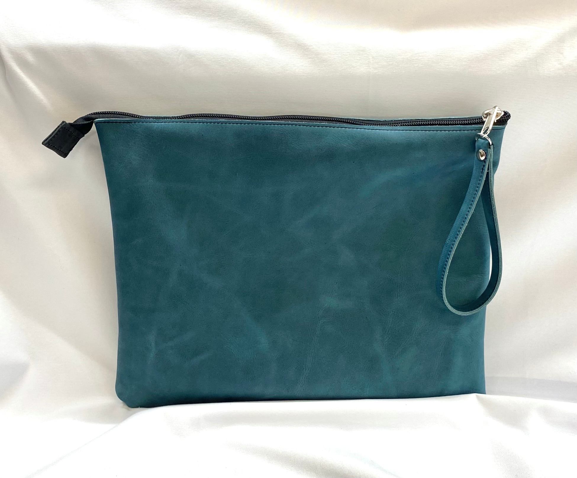 Large Zippered Clutch w/Wristlet Option