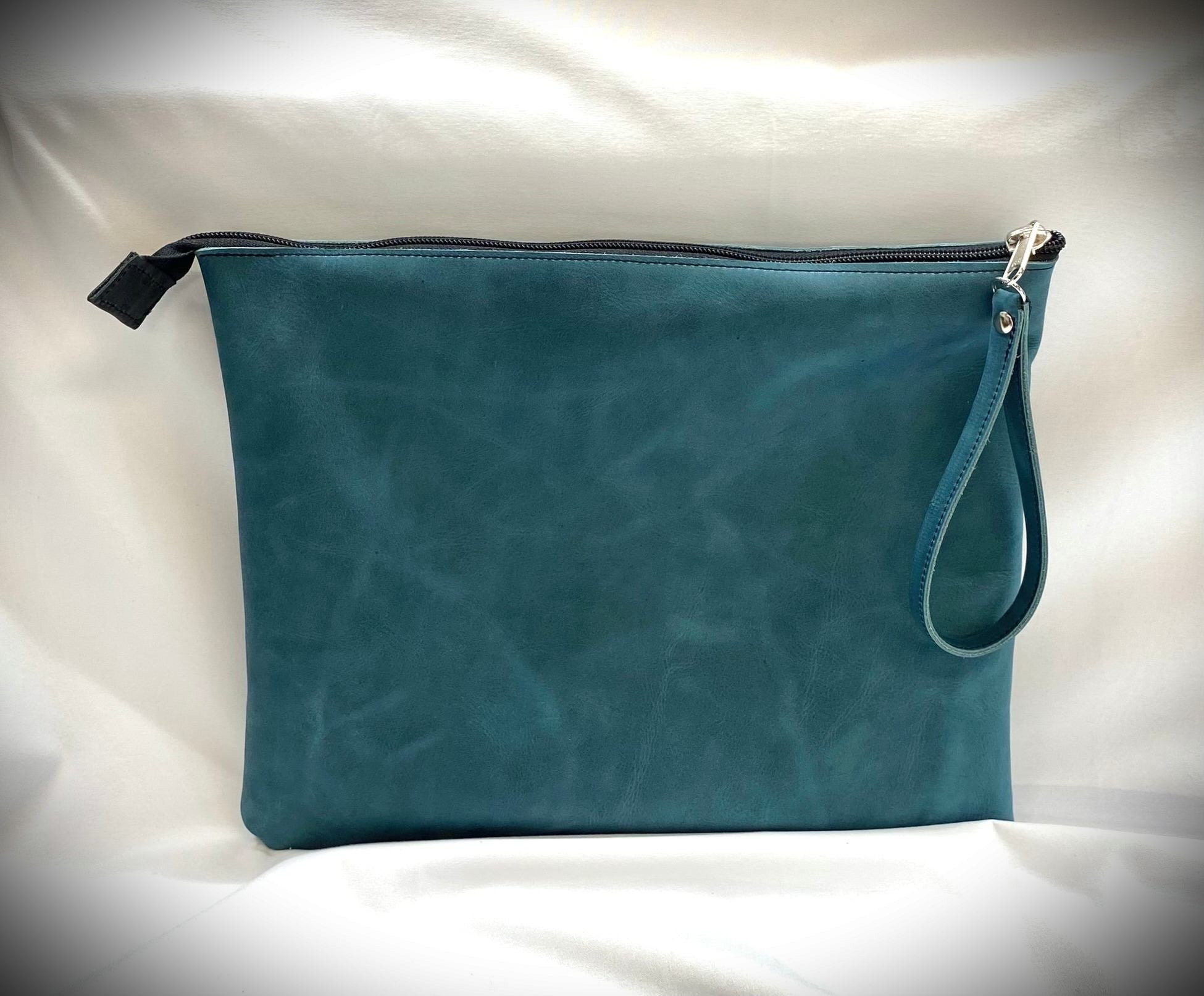 Large Zippered Clutch w/Wristlet Option