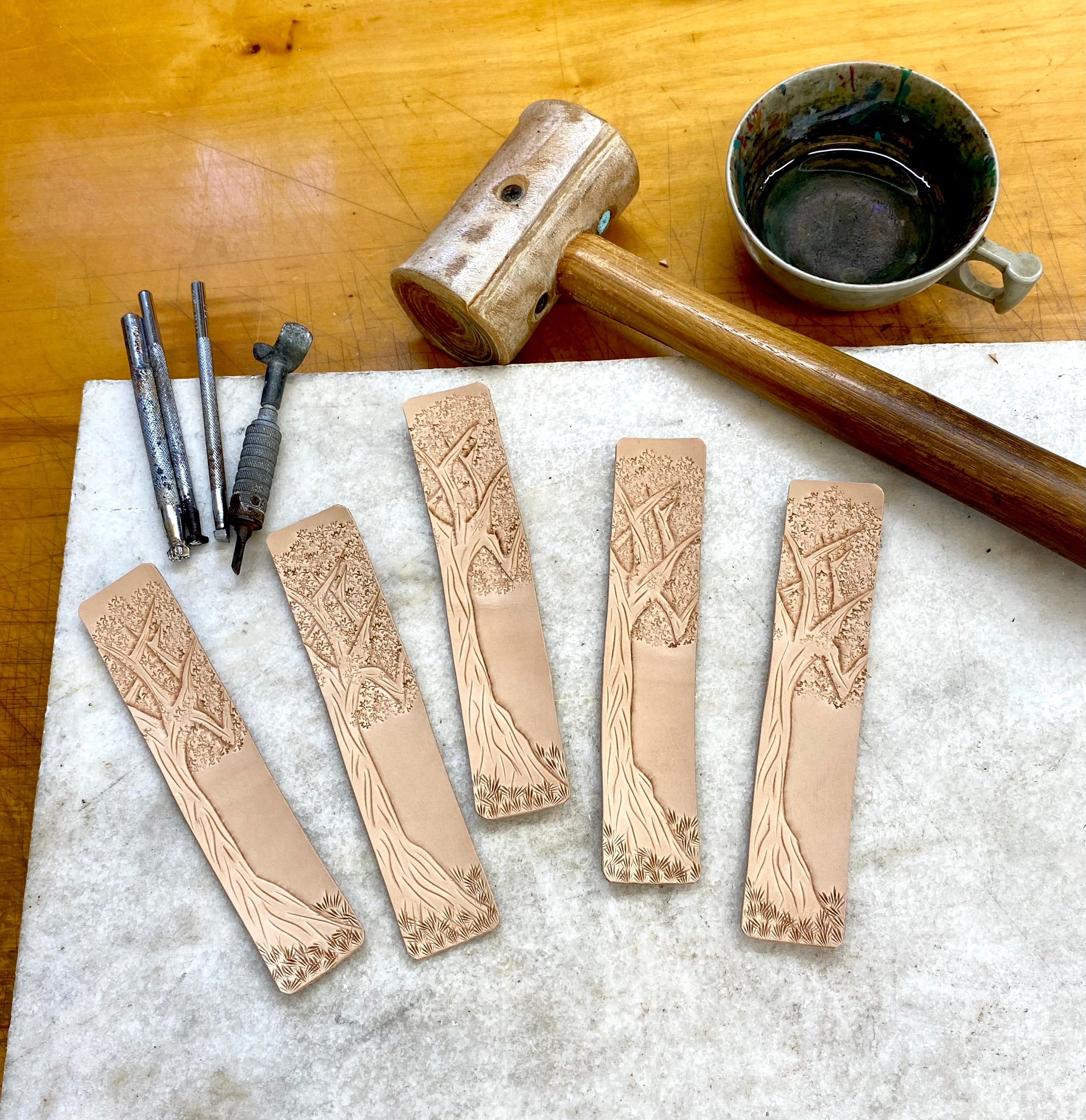 Hand Tooled Bookmark