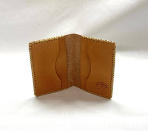 Card Case, Four Pockets. Black or Natural