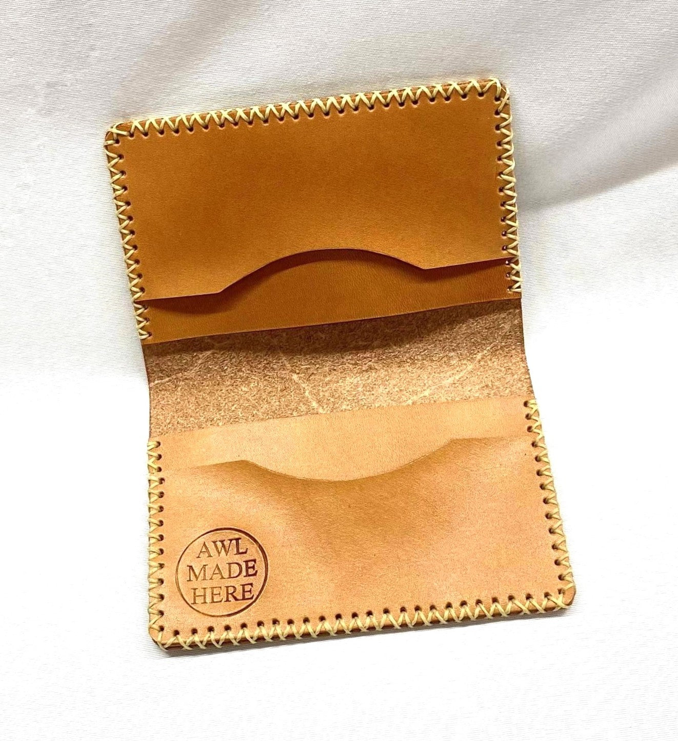 Card Case, Four Pockets. Black or Natural