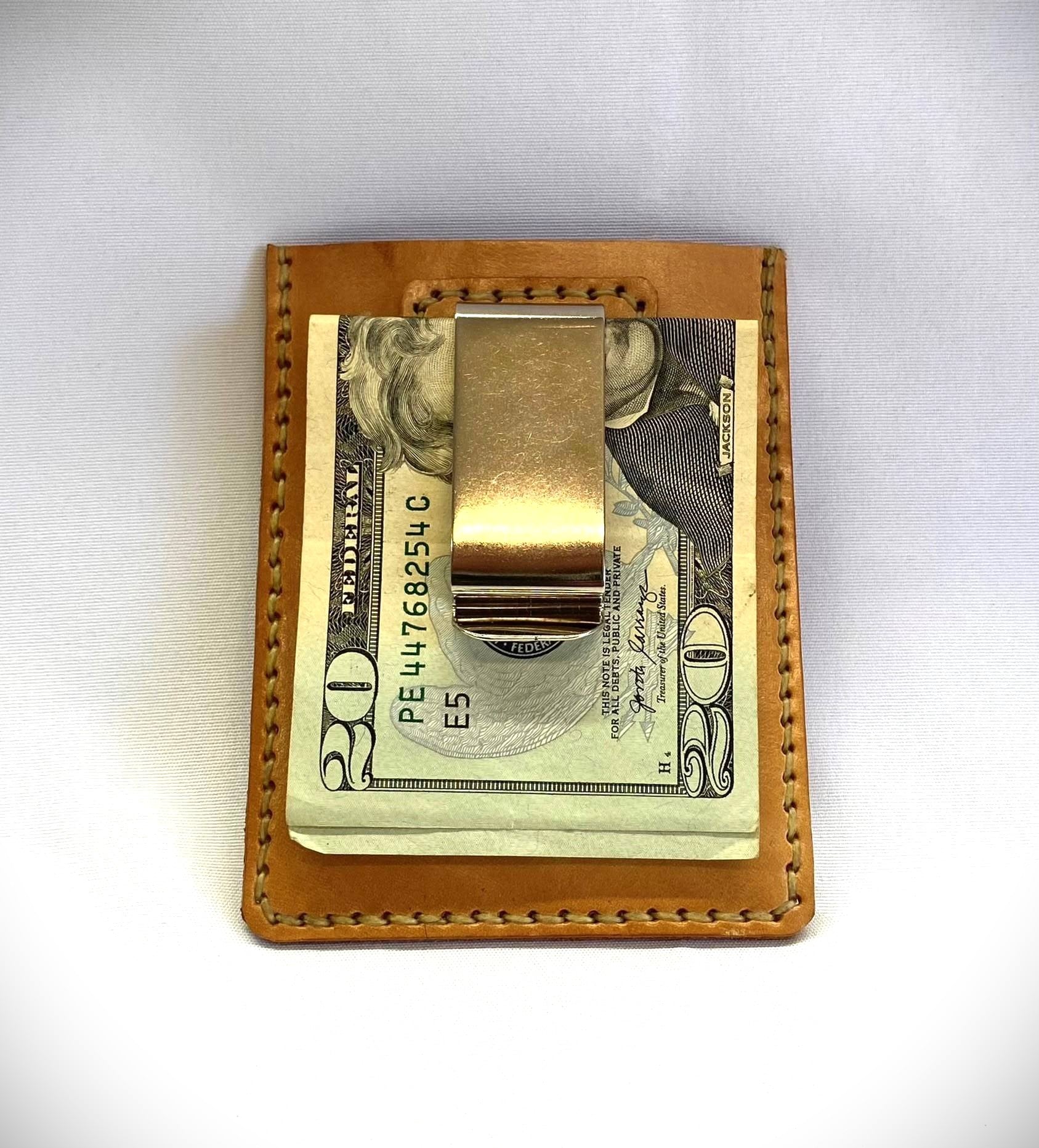 Slim Fit Money Clip, Black or Natural