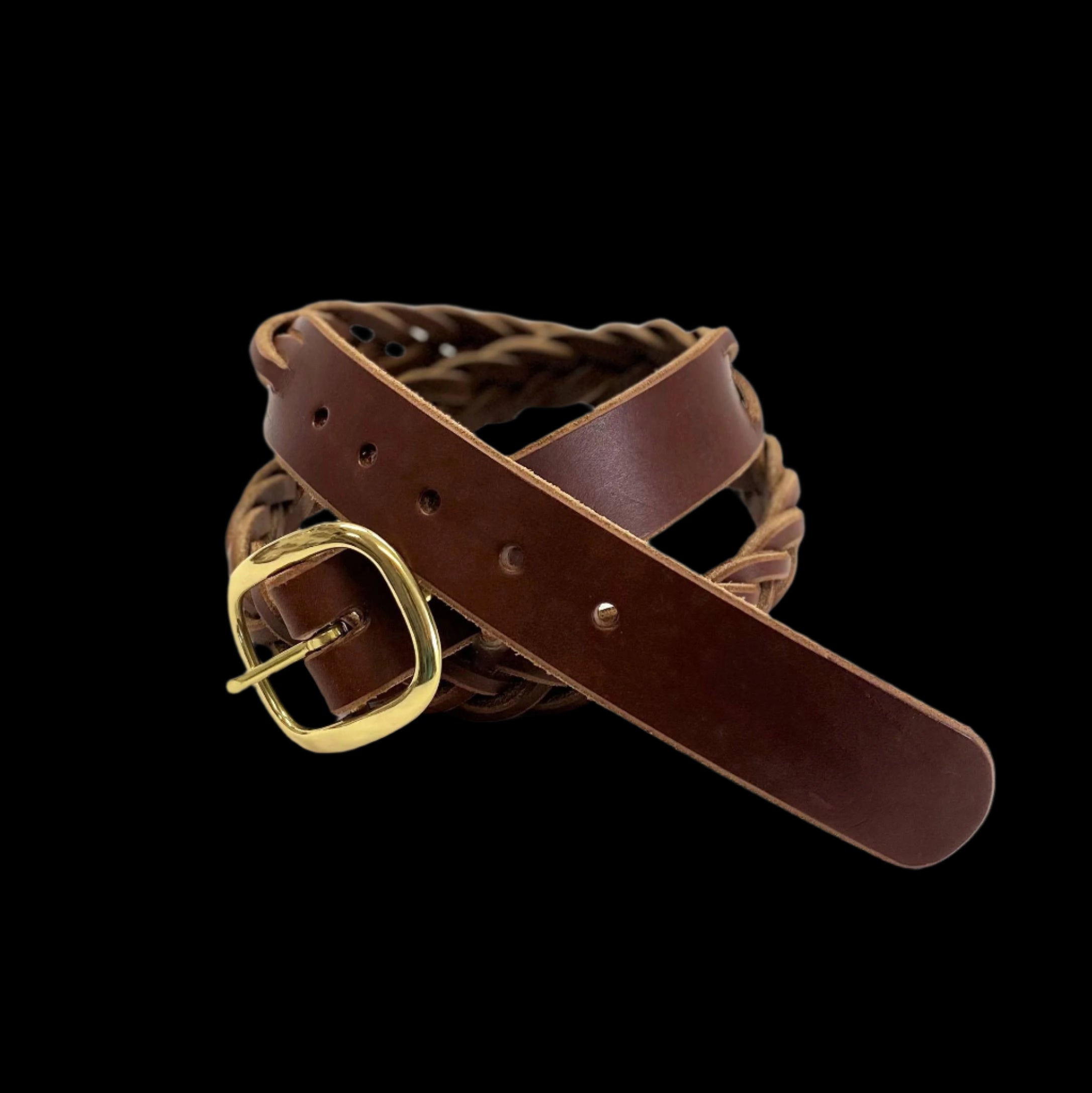 Braided Leather Belt