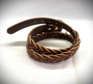 Braided Leather Belt