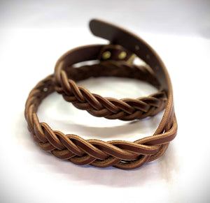 Braided Leather Belt