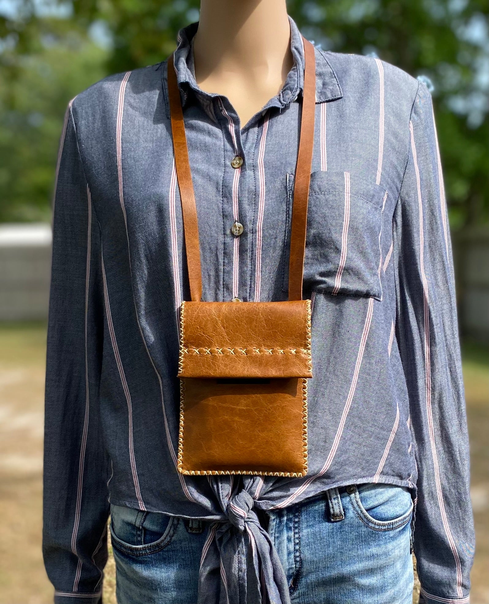 Cell Phone Necklace Case