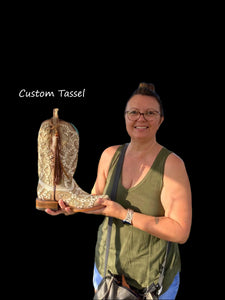 Leather Bag & Boot Tassels