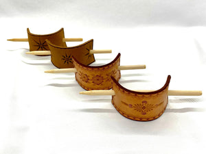 Leather Hair Sticks