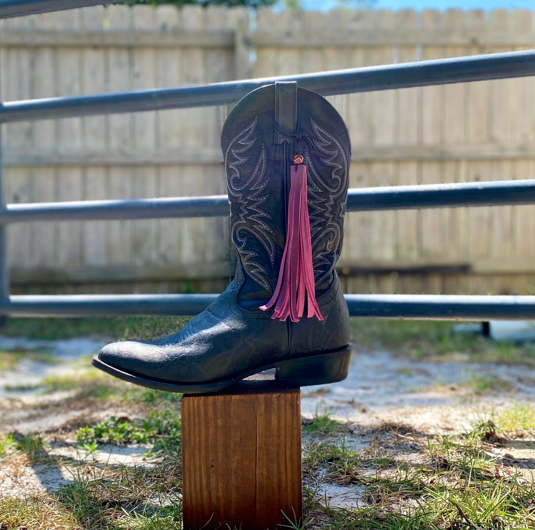 Leather Bag & Boot Tassels