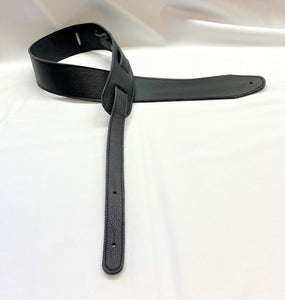 Leather Guitar Strap, Black
