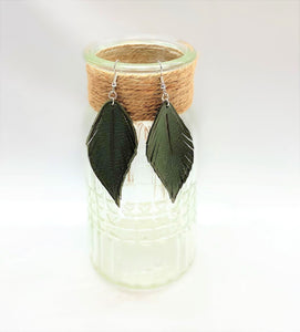 Rounded Feather Earrings