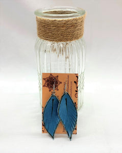 Rounded Feather Earrings
