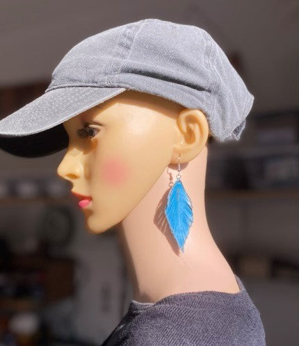 Rounded Feather Earrings