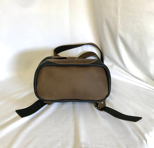 Raw Edge Backpack, Two-tone