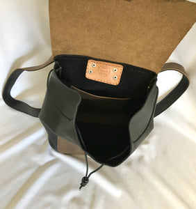 Raw Edge Backpack, Two-tone