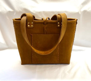 The Clare Flair Tote, Brushed Brown